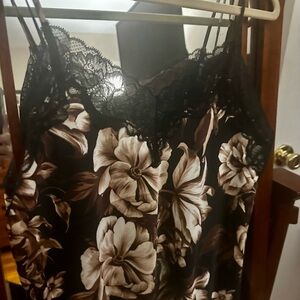 New Floral Lace Trim Camisole -Express